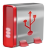 Red USB Icon 48x48 png
